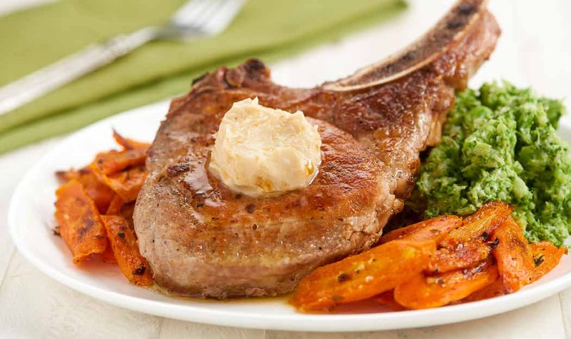 Bone-In Pork Chop with Maple Butter