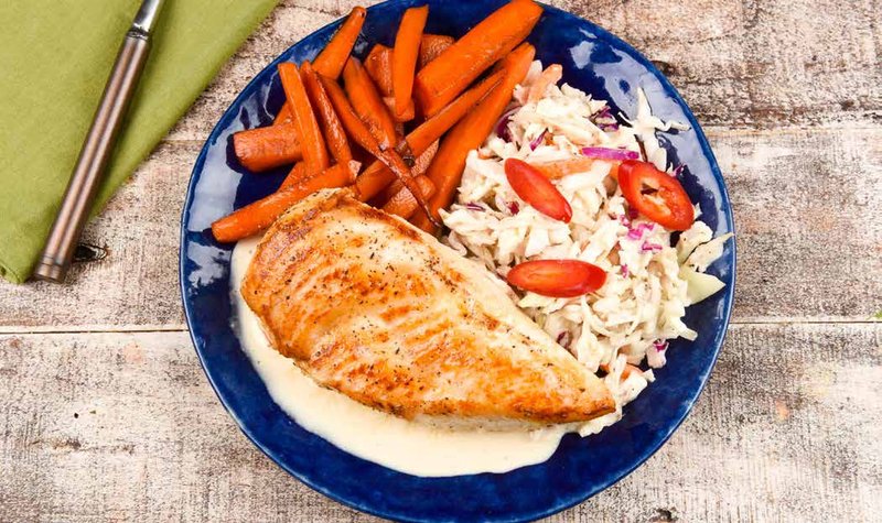 Chicken with Alabama-Style BBQ Sauce