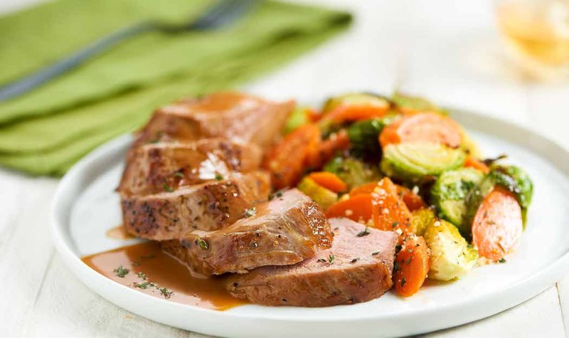 Cider Beurre Blanc Pork Tenderloin