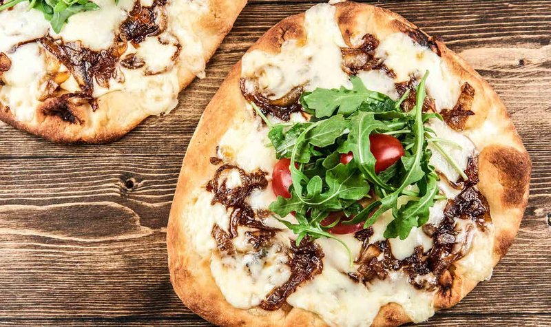 Fontina and Caramelized Onion Flatbread
