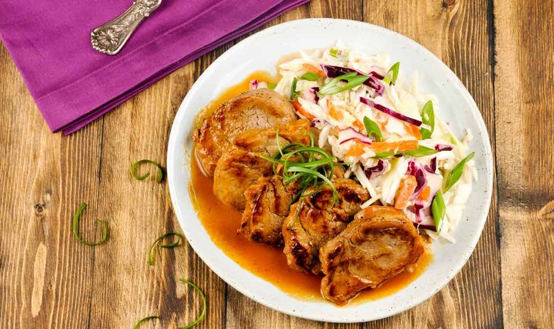 Hawaiian BBQ Pork Medallions