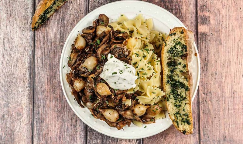Mushroom Bourguignon