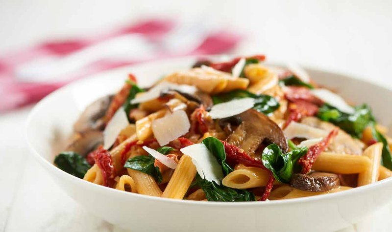 Penne Pasta with Sun-Dried Tomato Cream