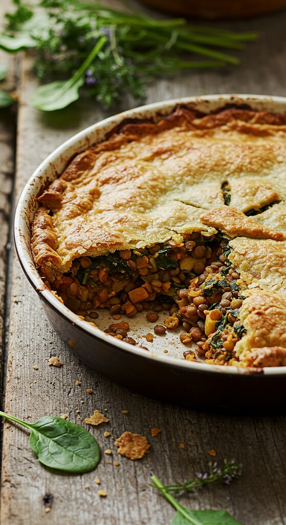 Puff Pastry Mushroom Pot Pie