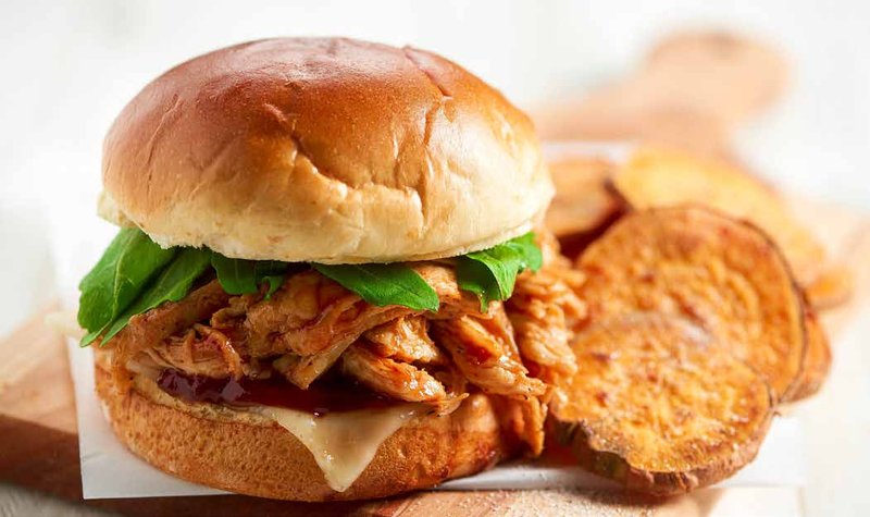 Pulled BBQ Chicken Sandwich
