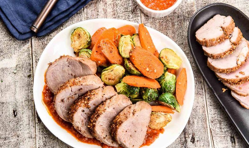 Romesco Pork Tenderloin