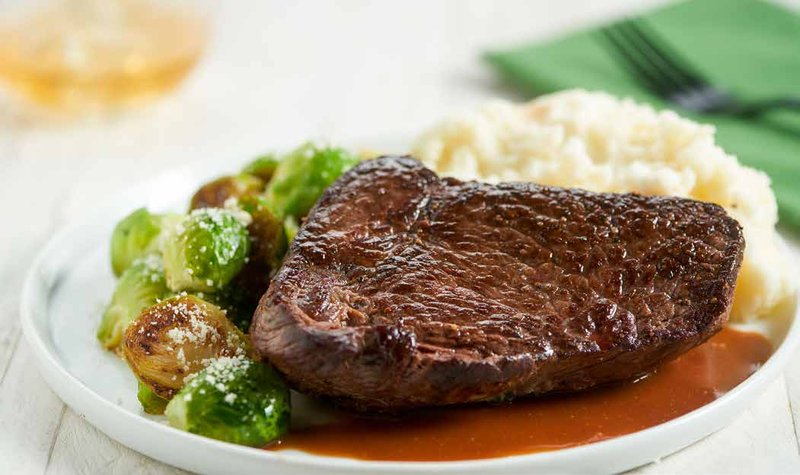 Sherry Wine Demi-Glace Sirloin Steak