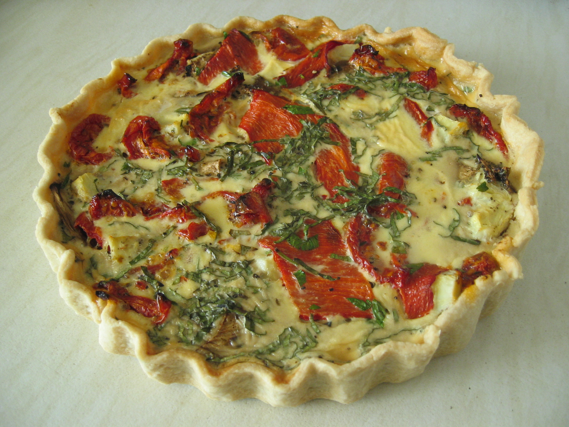 Spinach Bacon Quiche