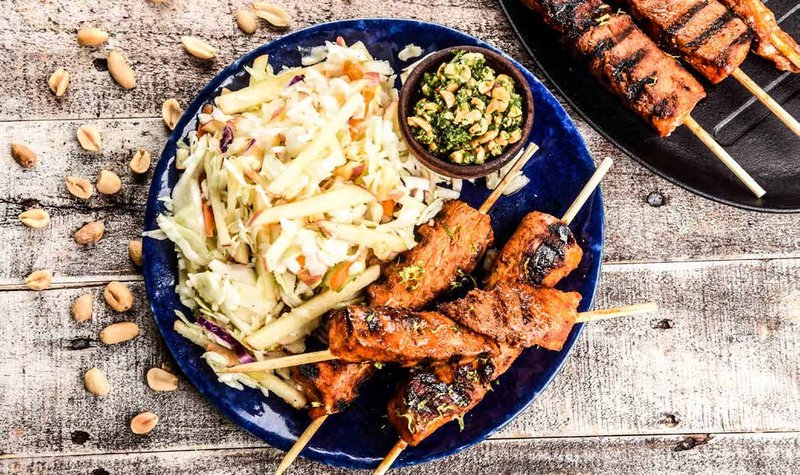 Sweet and Smoky Chicken Skewers