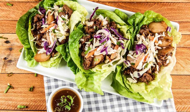 Thai Turkey Lettuce Wraps