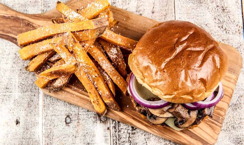 Umami Burger with Miso-Marinated Beef