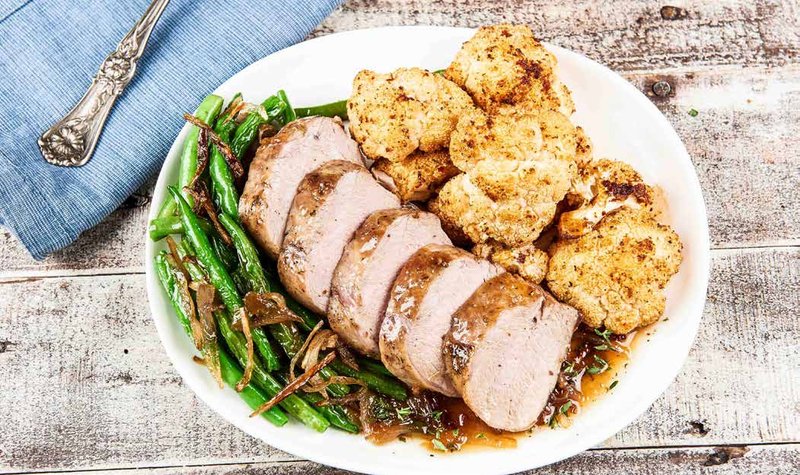 Apple-Glazed Pork Tenderloin