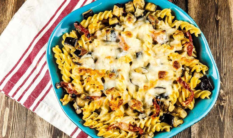 Baked Pesto Pasta