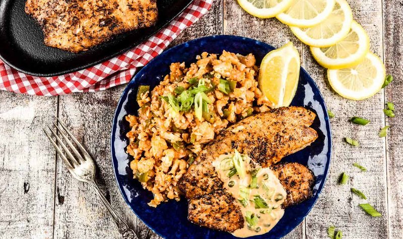 Cajun Spiced Tilapia with Remoulade