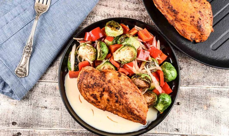 Chicken Breast with Saffron Beurre Blanc