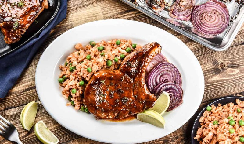 Balsamic Glazed Pork Chop