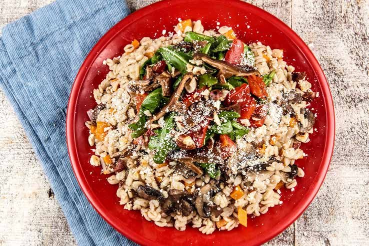 Cremini Mushroom Barley Bowl