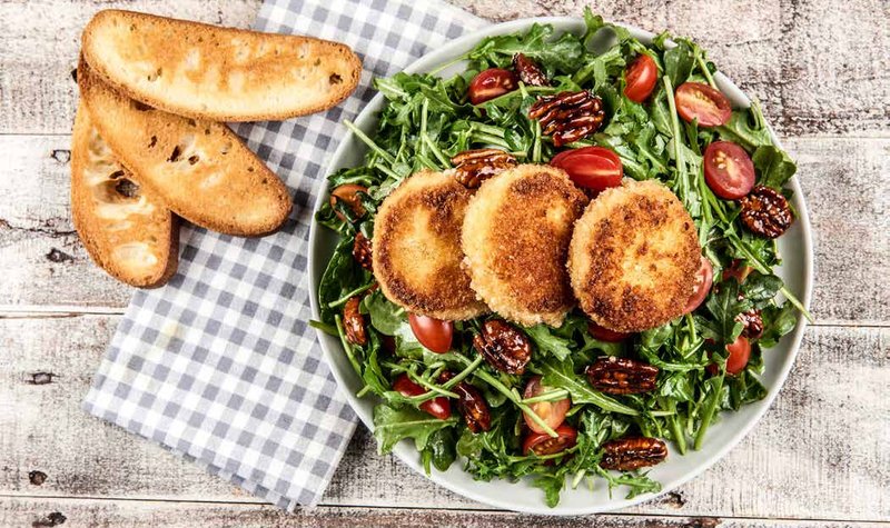 Blue Cheese, Quinoa, and Arugula Salad