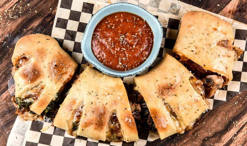East Coast Veggie Stromboli