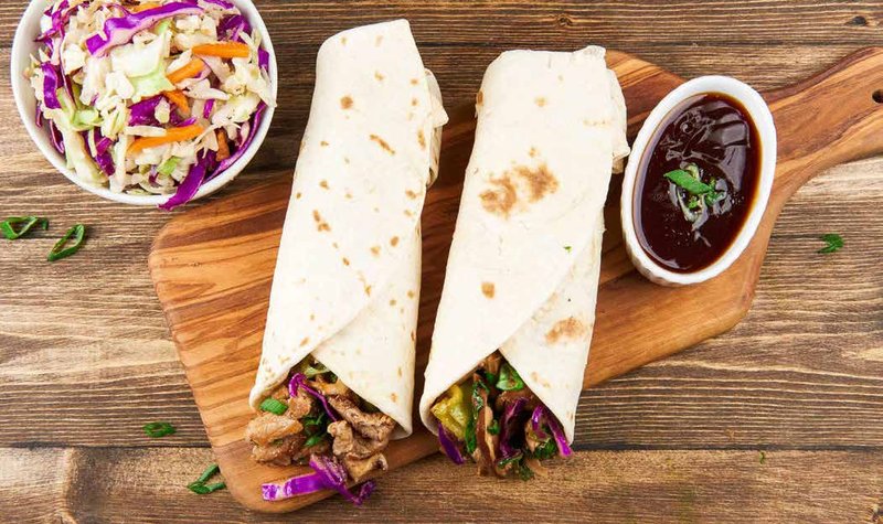 Easy Pork Moo Shu Wraps