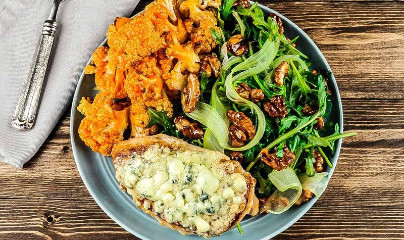 Flavors of Buffalo Bleu Cheese Chicken Breast