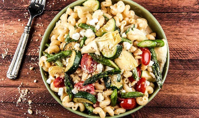 Goat Cheese Cavatappi Primavera