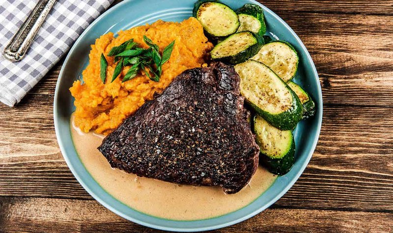 Grains of Paradise-Crusted Sirloin