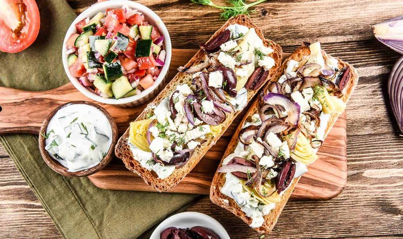 Greek Tartines