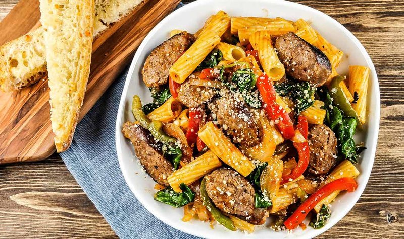 Italian Sausage & Peppers Rigatoni