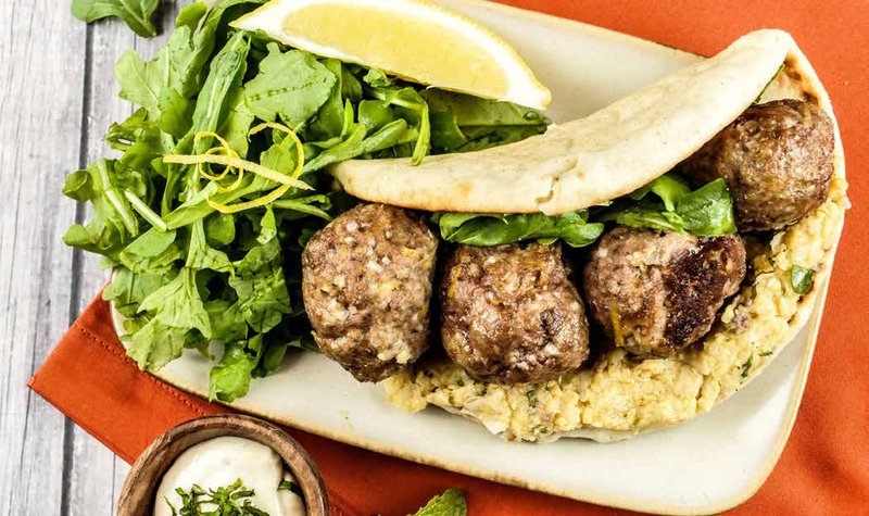 Lamb Meatball Pita