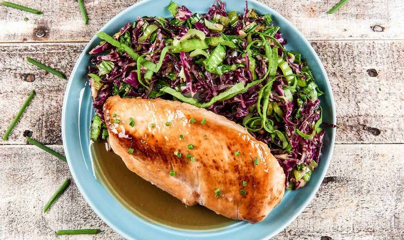 Teriyaki-Sriracha Glazed Chicken