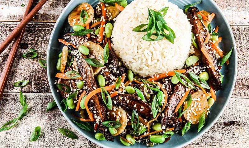 Mongolian Portobello Mushrooms