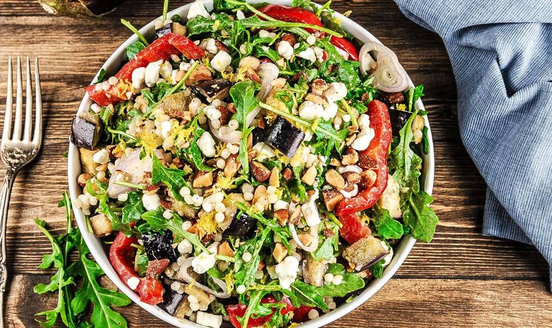 Roasted Eggplant Salad