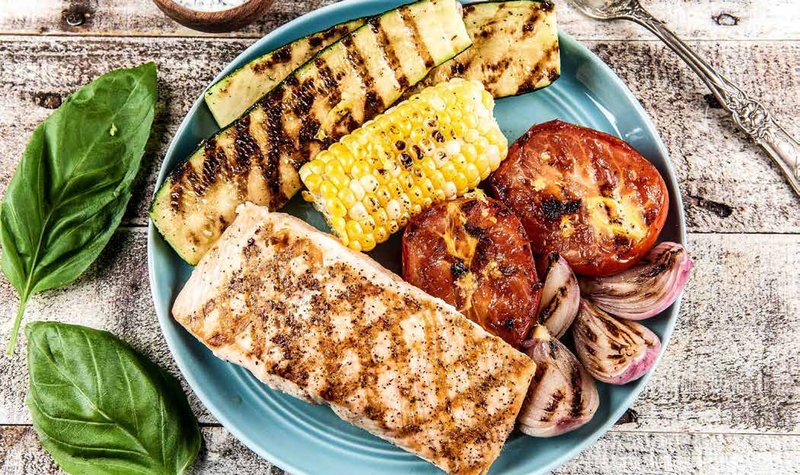 Salmon with Summer Vegetables