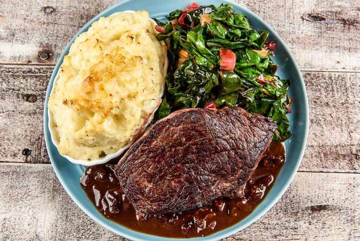 Sirloin Steak with Brown Butter Bordelaise