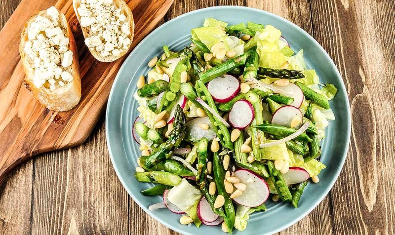 Spring Panzanella Salad