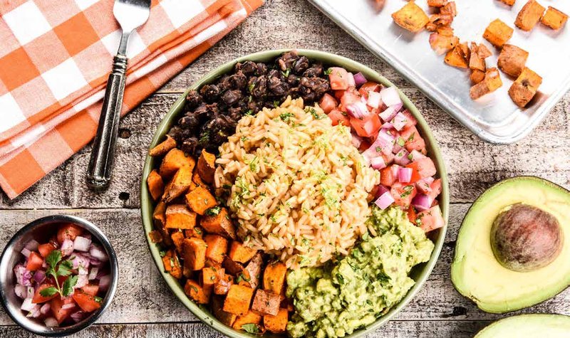 Sweet Potato and Black Bean Burrito Bowl