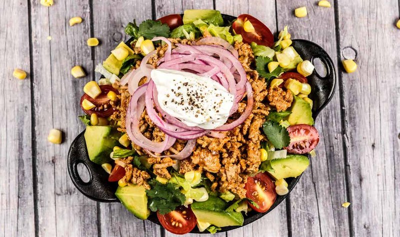 Tex-Mex Turkey Taco Salad