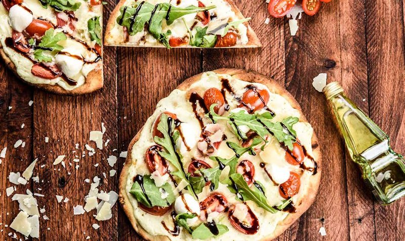 Truffled Three Cheese Flatbread