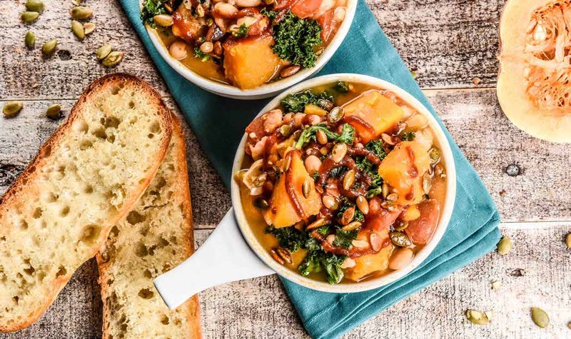 White Bean and Butternut Squash Stew