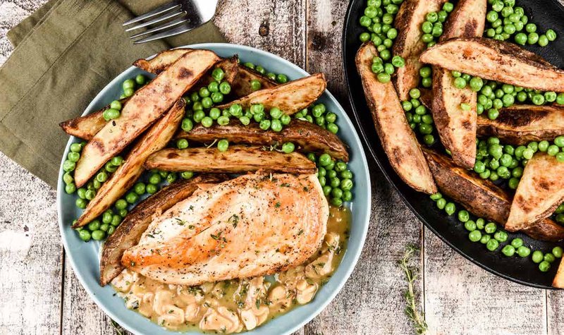 White Wine Garlic Chicken