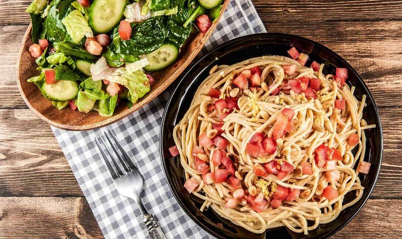 Whole Wheat Lemon-Cream Spaghetti